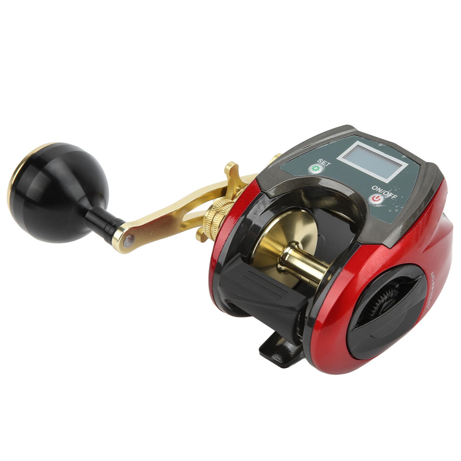 Baitcasting-Rolle mit Schnurzähler Angelrollen mit Digitalanzeige Angelausrüstung Tackle für