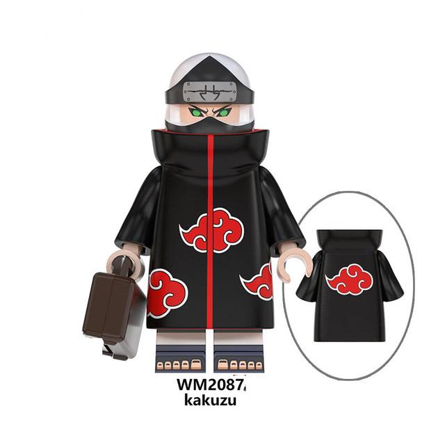 WM6109 WM2117 Bausteine ​​Anime Cartoon Mini Action Spielzeug Ziegel Kinder Geschenke WM2115 WM2117 WM2118 WM2121 black