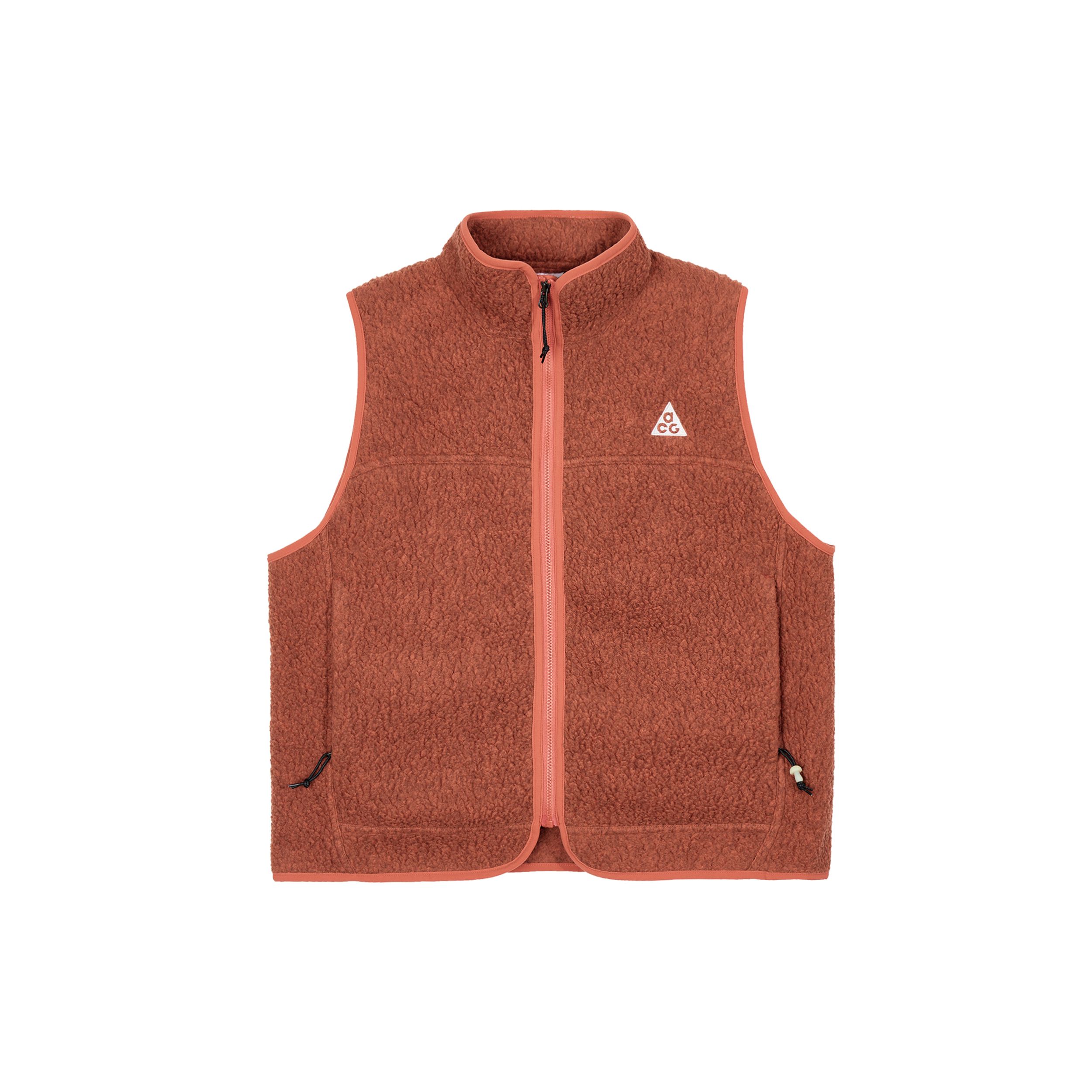 Nike ACG Kollektion Unifarbenes Zip-Up Stehkragen Freizeitweste Damen Westen Orange FN1925-809 M