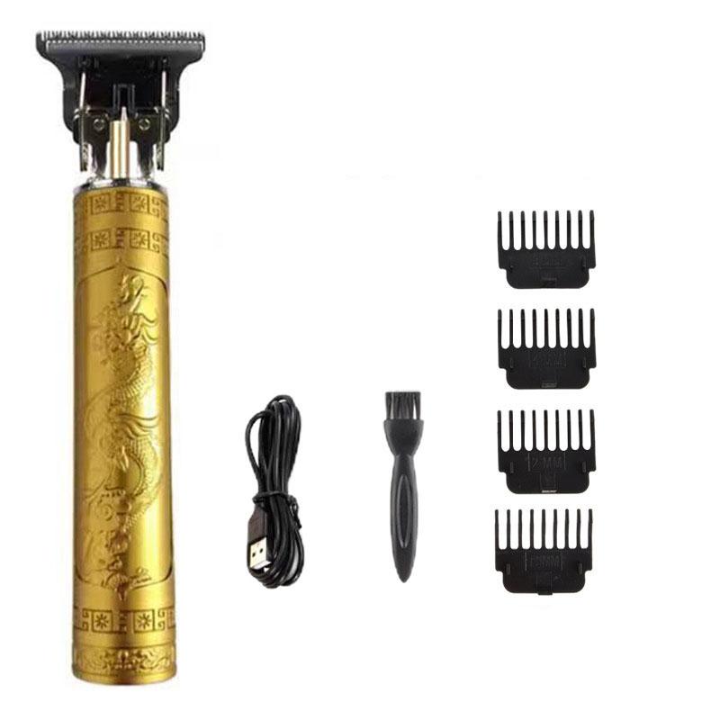 Trimmer für Männer Haarschneidemaschine Haarschneidemaschine Professioneller Trimmer Bart Elektrorasierer USB Barbershop black