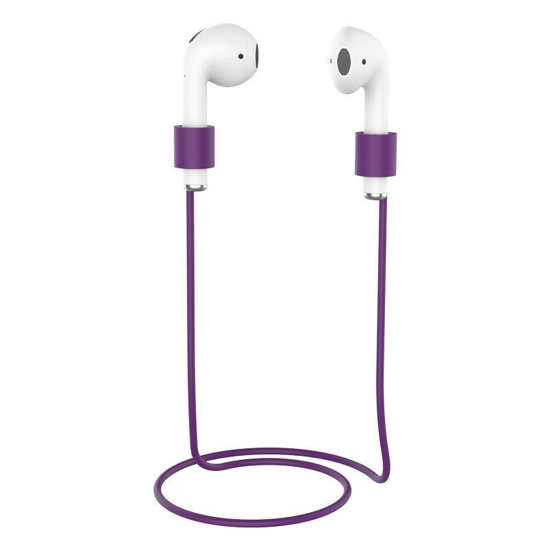 Anti-verlorenes Silikon-Umhängeband für Airpods Pro 1 2 3 Bluetooth-Kopfhörer-Seil für Airpods Pro 2 Anti-Lost Loop Only violett