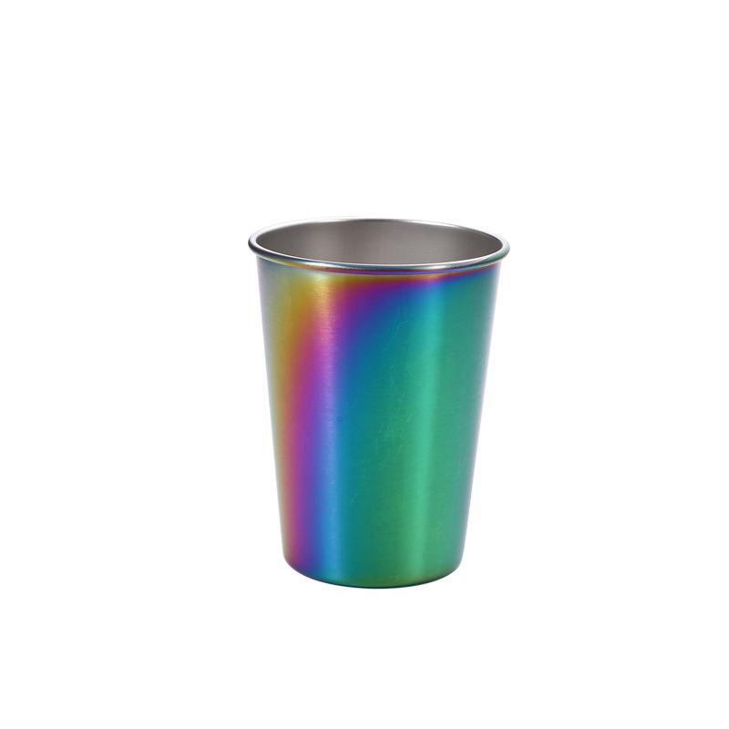 350/500ml Edelstahl Tassen Haushalt Büro Bar Küche Getränke Kaffee Becher Tee Trinken Bier Becher Metall Trinken Tasse 500ml