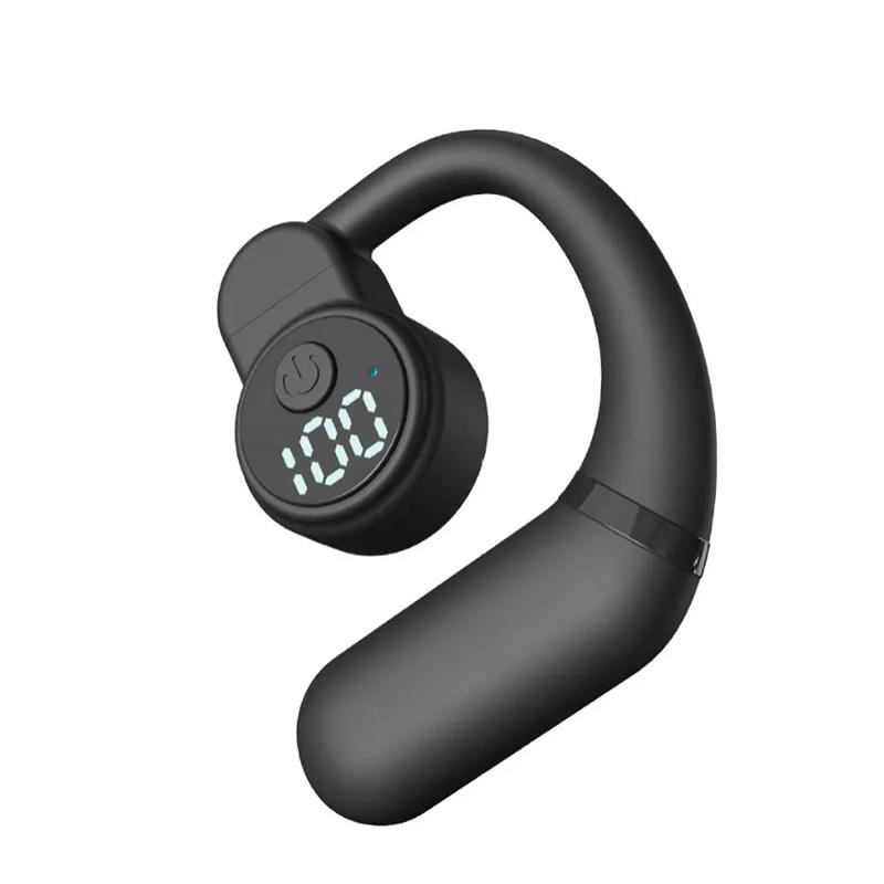 Kabelloses Bluetooth 5.4-Kopfhörer-Ohrbügel-Headset mit 180 ° Drehung HiFi-Stereo-Kopfhörer mit Rauschunterdrückung Sport-Wasserdichter Ohrhörer