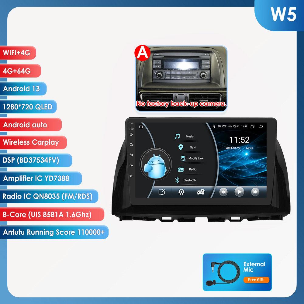 Hizpo Für Mazda CX5 CX-5 CX 5 2012 - 2015 Autoradio Multimedia Video Player Navigation Android 10 Kein 2DIN 2 DIN Carplay 4G-LTE RDS Intelligenter DVR DAB W5  A 8Core 4G 64G