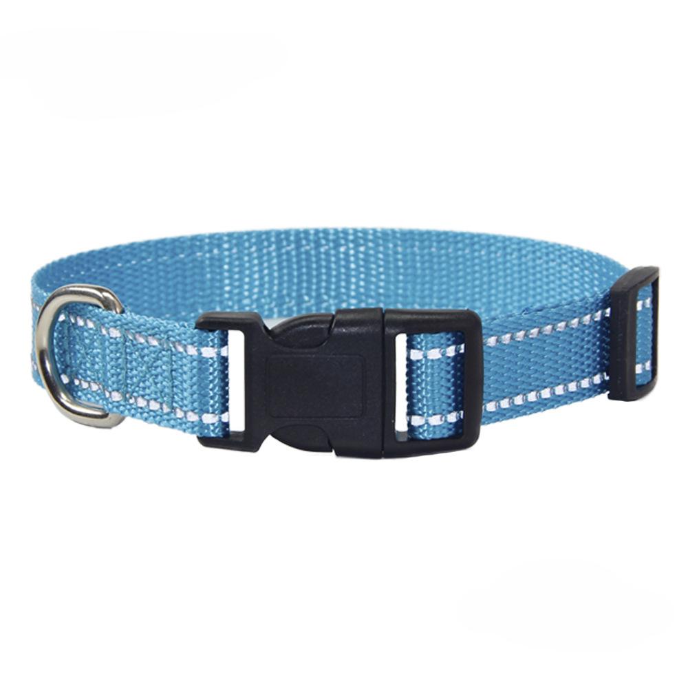 Set aus Hundehalsband und Leine aus Nylon, Haustierhalsbänder und Leine für kleine, mittelgroße und große Hunde, Hundezubehör für kleine Hunde XS 1.5(19-28CM)