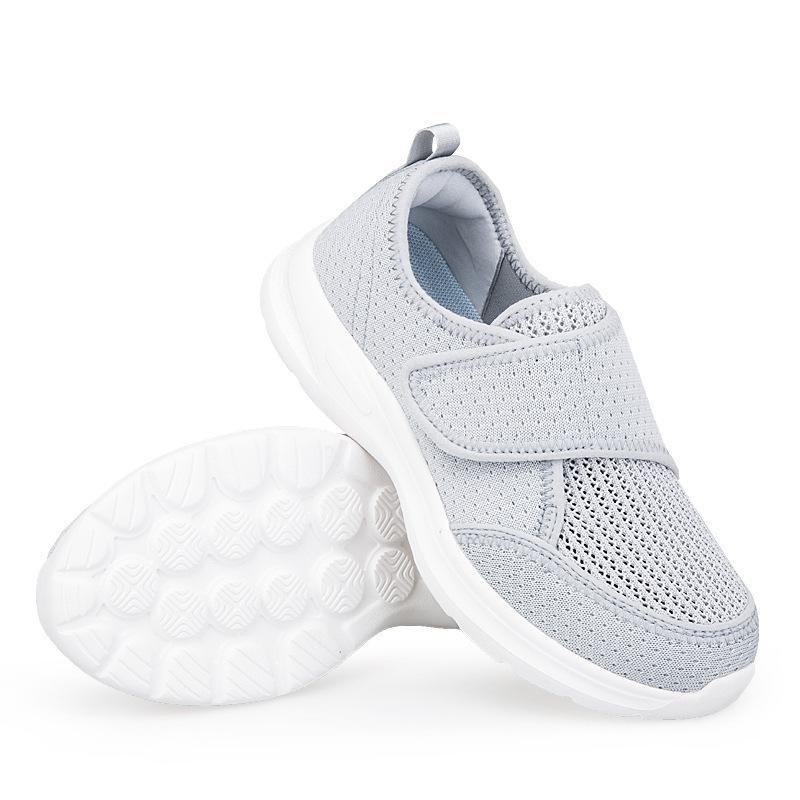 Laufschuhe für Senioren Leichte und modische Laufschuhe für Senioren mit Mesh-Oberfläche 42 grau
