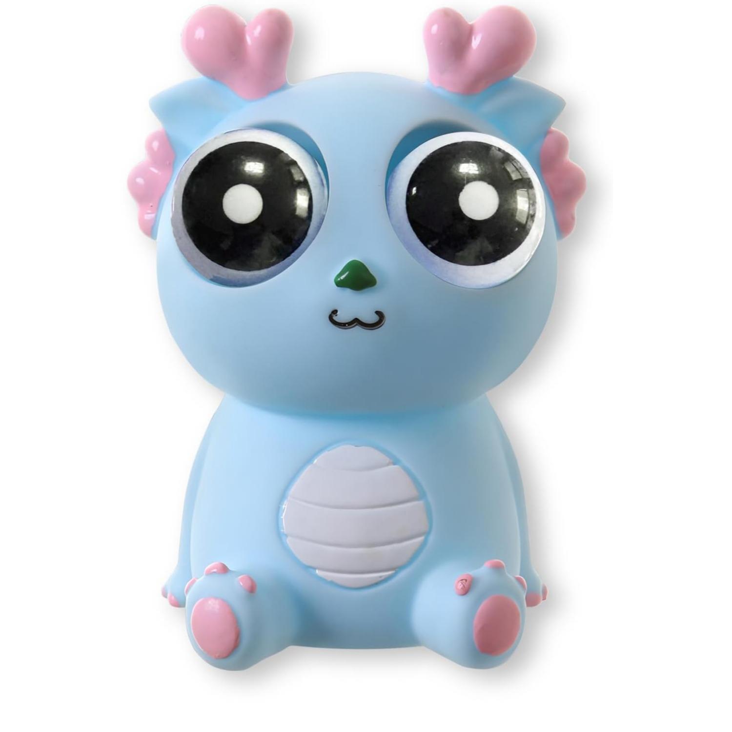 Stressabbau-Spielzeug zum Quetschen, Drache mit hervorspringenden Augen, lustiges Augapfel-Spielzeug, Spielzeug mit herausspringenden Augen, Partygeschenke, ideales Geschenk für alle Anlässe 11*6.5cm blau