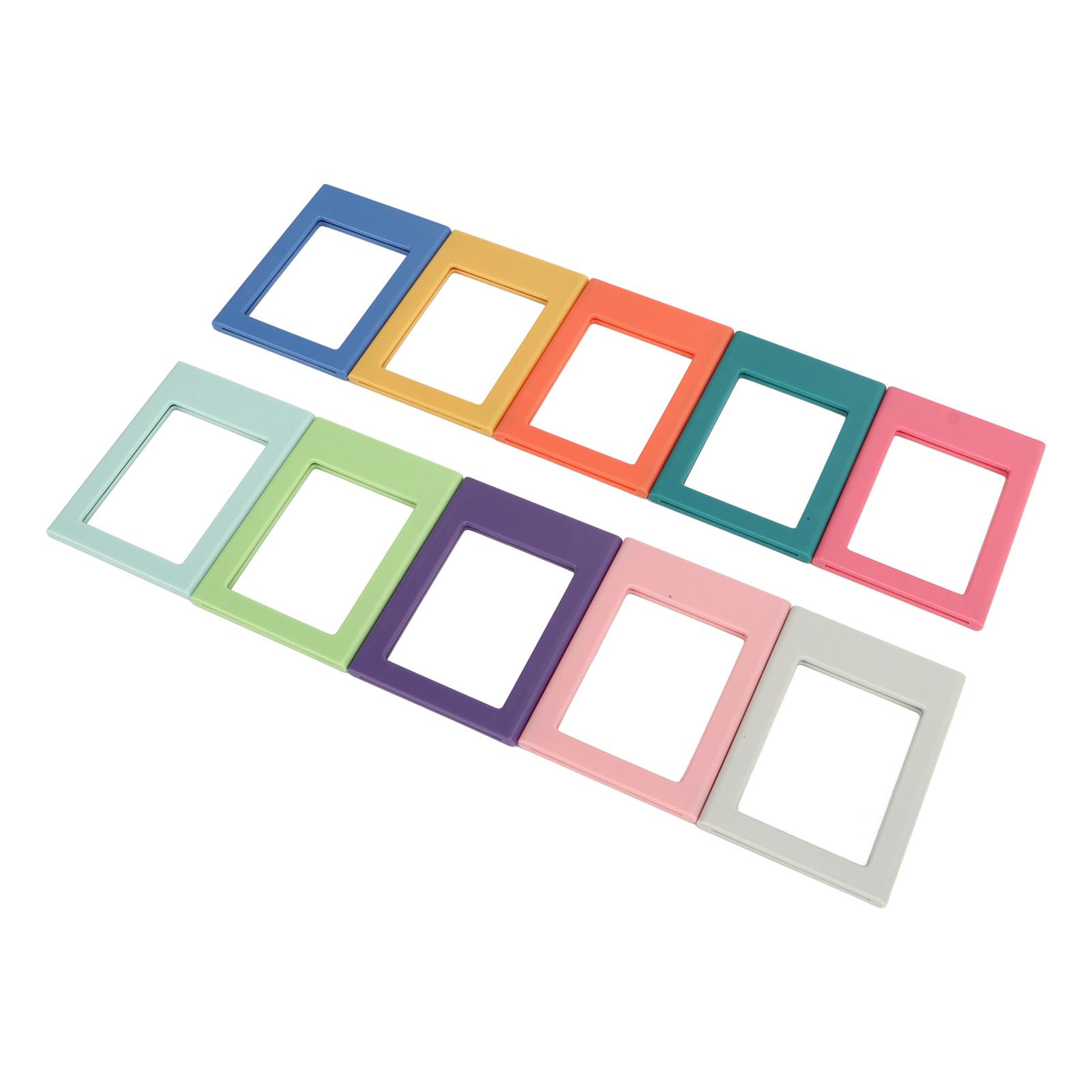 10Pcs 3 Zoll Kühlschrank Magneten Bild Rahmen Kühlschrank Magnetischen Foto Rahmen für Datei Schränke