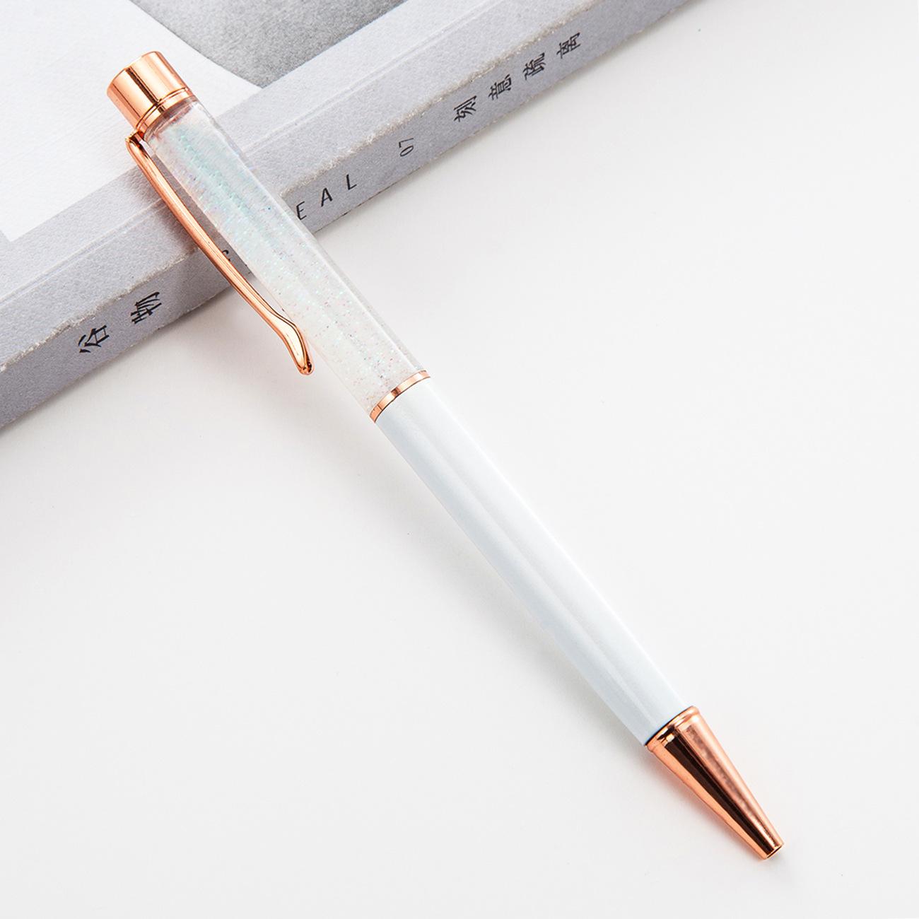 Neue Kugelschreiber mit Goldfolie aus Metall, individuelle Geburtstagsgeschenke, Kugelschreiber mit eingraviertem Namen, privates, lasergraviertes Logo
