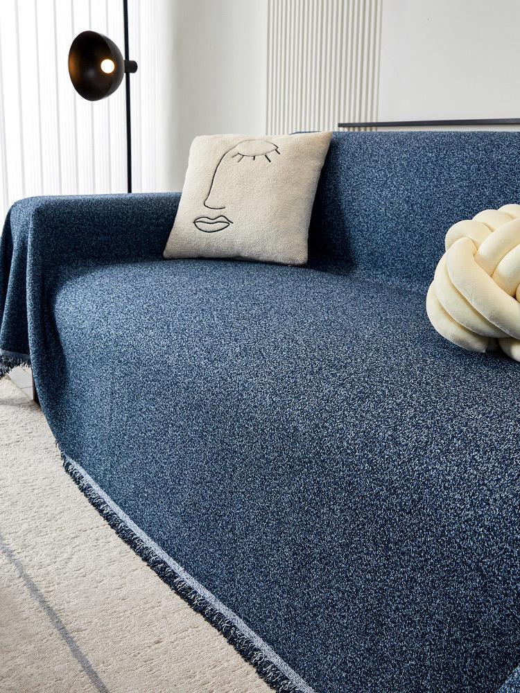 Quastenbesatz Staubdichter Wohnzimmer Sofabezug, Wohnzimmer Dreisitzer Sofabezug, Wohnzimmer Relaxsessel Sofabezug 180x130cm