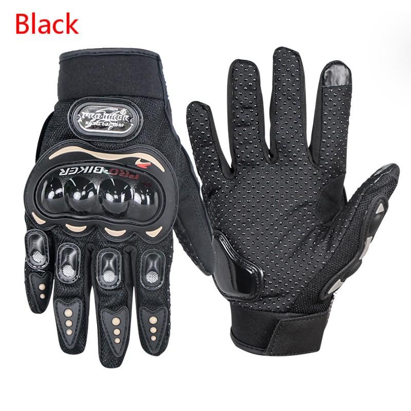 1 paar Handschuhe Radfahren Handschuhe Voll Finger Touchscreen Mountain Road Bike Handschuh Fahrrad Motorrad Handschuhe Zubehör L schwarz