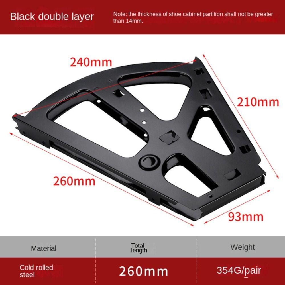 Drehgestell Schuhschrank Scharniere Edelstahl Schuhschrank Flip Frame Schuhschrank 4