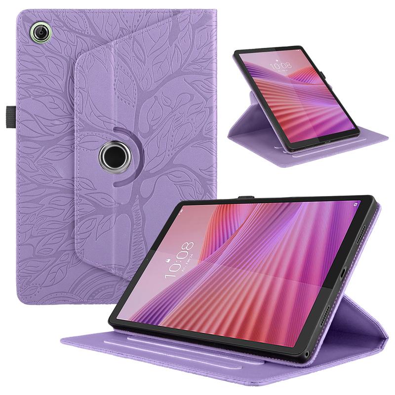 Für Lenovo Tab One 8.7 Hülle Tb305fu Tb305xu 360 Drehbarer Klappständer Tablet Funda für Lenovo Tab One / Lenovo Tab K9 Hülle 8.7 Lenovo Tab One 8.7 violett