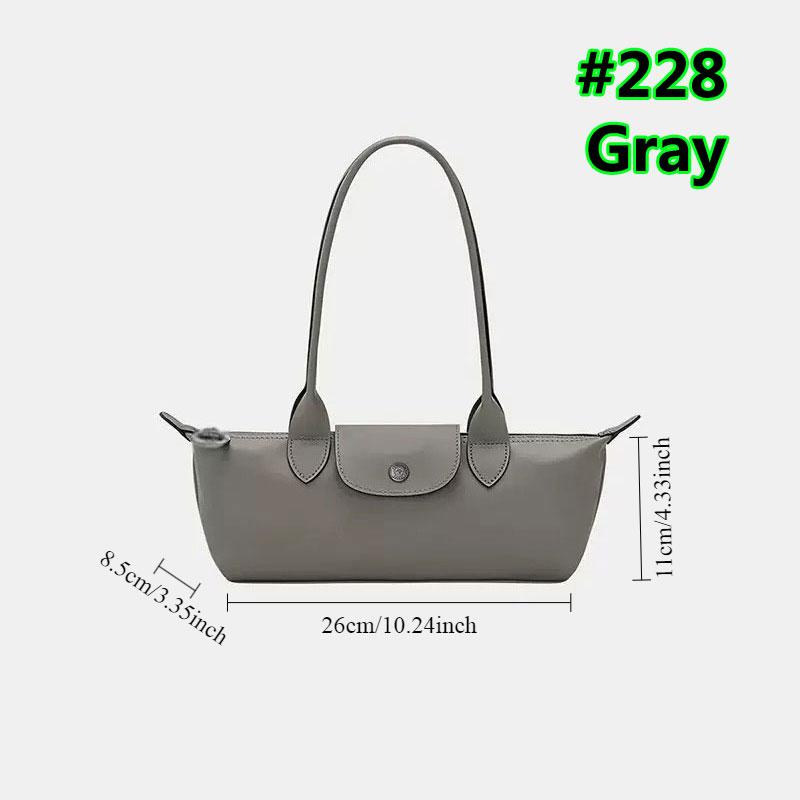 Bowlingtasche Umhängetaschen für Damen Lange Tasche Luxus Handtaschen Designer Berühmte Tragetasche Damen Messenger Crossbody-Tasche Damen Freizeit-Handtasche grau