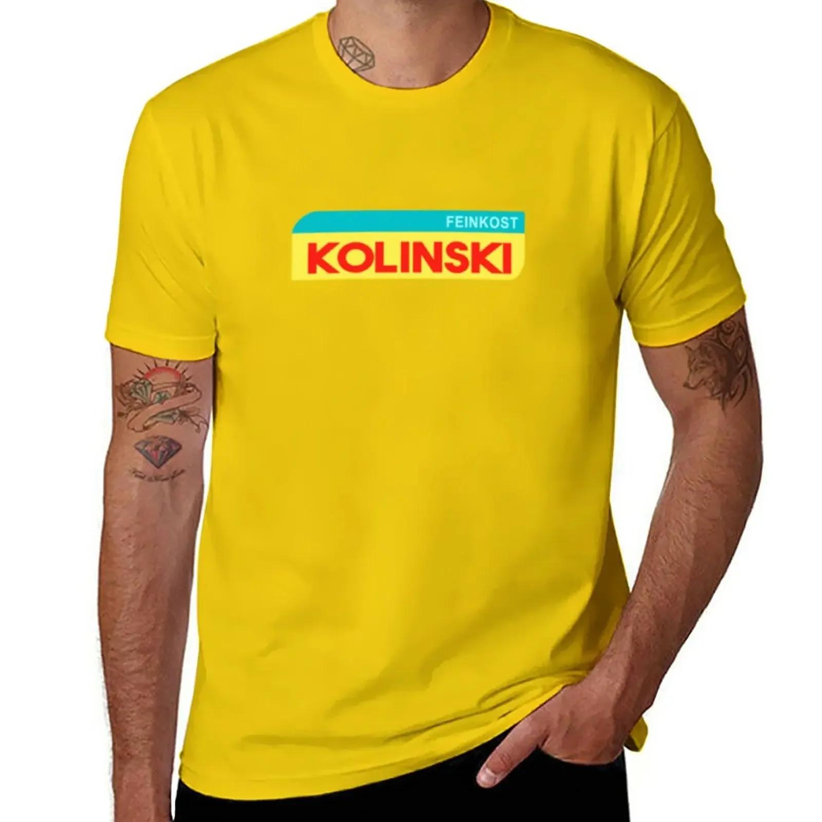 Feinkost Kolinski T-Shirt Grafiken süße Oberteile Herren T-Shirts XXXXL gelb