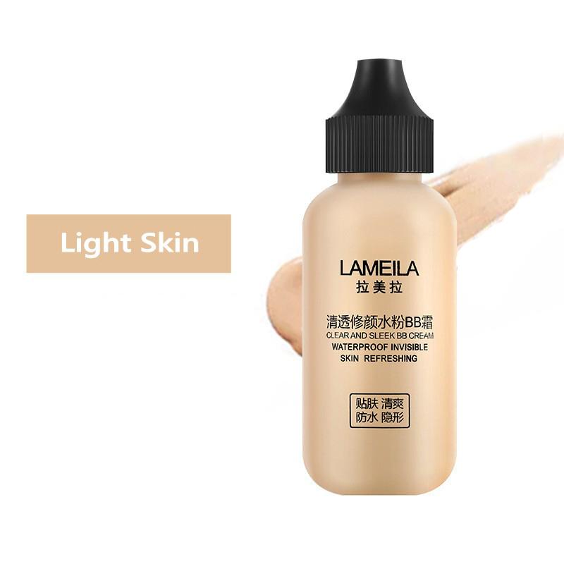 1PC Gesicht Flüssige Foundation Volle Concealer Make-Up Wasserdichte Basis Aufhellen Bleaching Abdeckung Augenringe Matte Foundation Kosmetik 02#
