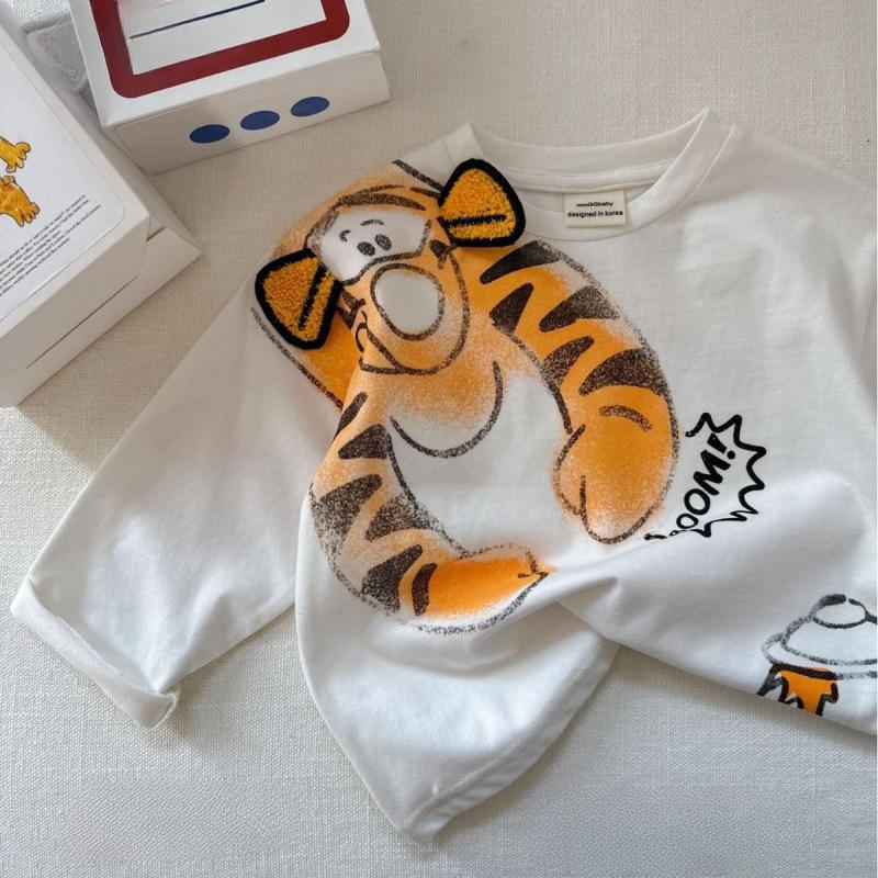 Kinder T-Shirt Frühling Bottoming Shirt Jungen Langarm Koreanischen Stil Lose Tops für Mädchen Frühling Neue Kinderkleidung 140cm weiß