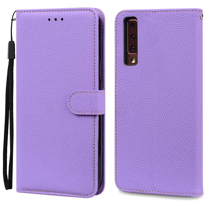 Für Samsung Galaxy A7 2018 Hülle Galaxy A 7 2018 Hülle Luxus Leder Flip Case Für Samsung Galaxy A7 2018 SM-A750F Handyhüllen Samsung A7 2018 A750