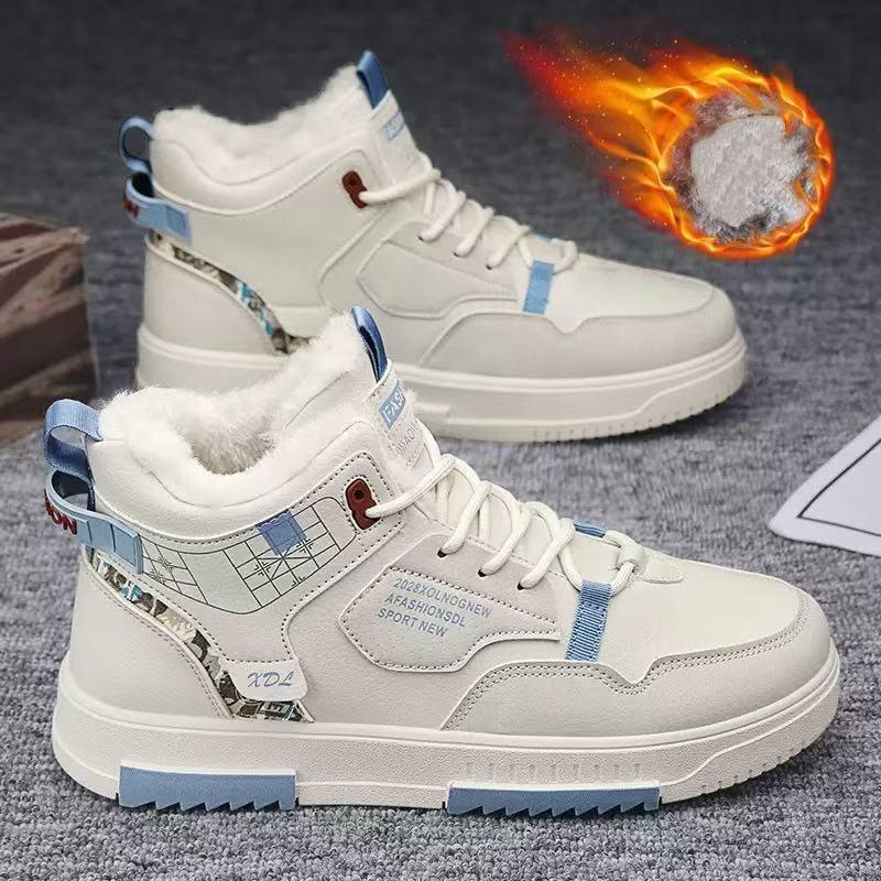 Frühlingsschuhe für Herren, atmungsaktive High-Top-Schuhe, passende kleine weiße Schuhe, dicke Sohle, sportliche Freizeitschuhe, modische Schuhe 41