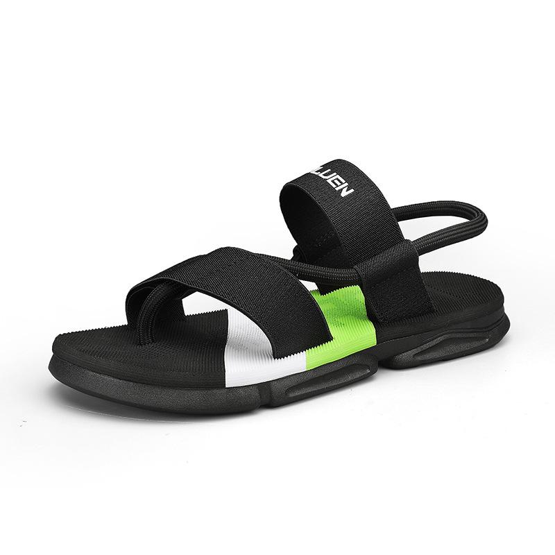 Herren-Flip-Flops, Sandale, bequeme Sport-Sandalen, Fußgewölbeunterstützung, lässige T-Riemen-Sandalen, offene Zehen, Strand-Slides, Schuhe zum Reinschlüpfen, Sommer-Hausschuhe für Herren 42 schwarz