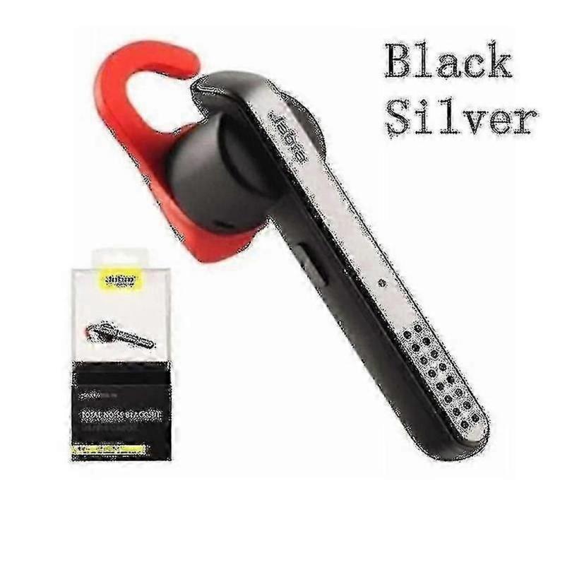 Original Stealth Talk 45 Bluetooth Freisprech-Headset Kabelloses Business-Headset HD-Stimme Stereo Anruf Musik Geräuschunterdrückung Farbe Silber