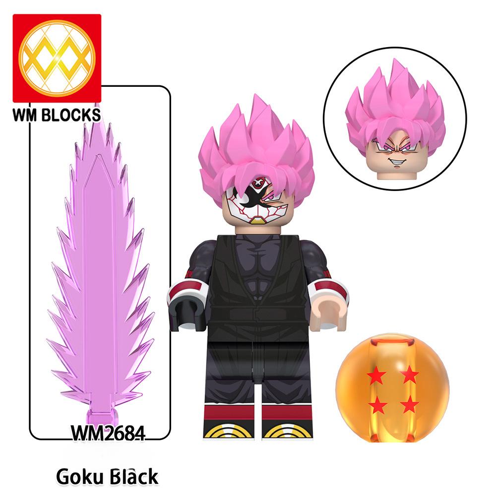 Anime Bausteine WM6179 Actionfigur Modellbausatz Spielzeug Pädagogisches Geschenk für Kinder Weihnachtsgeburtstagsgeschenk Junge