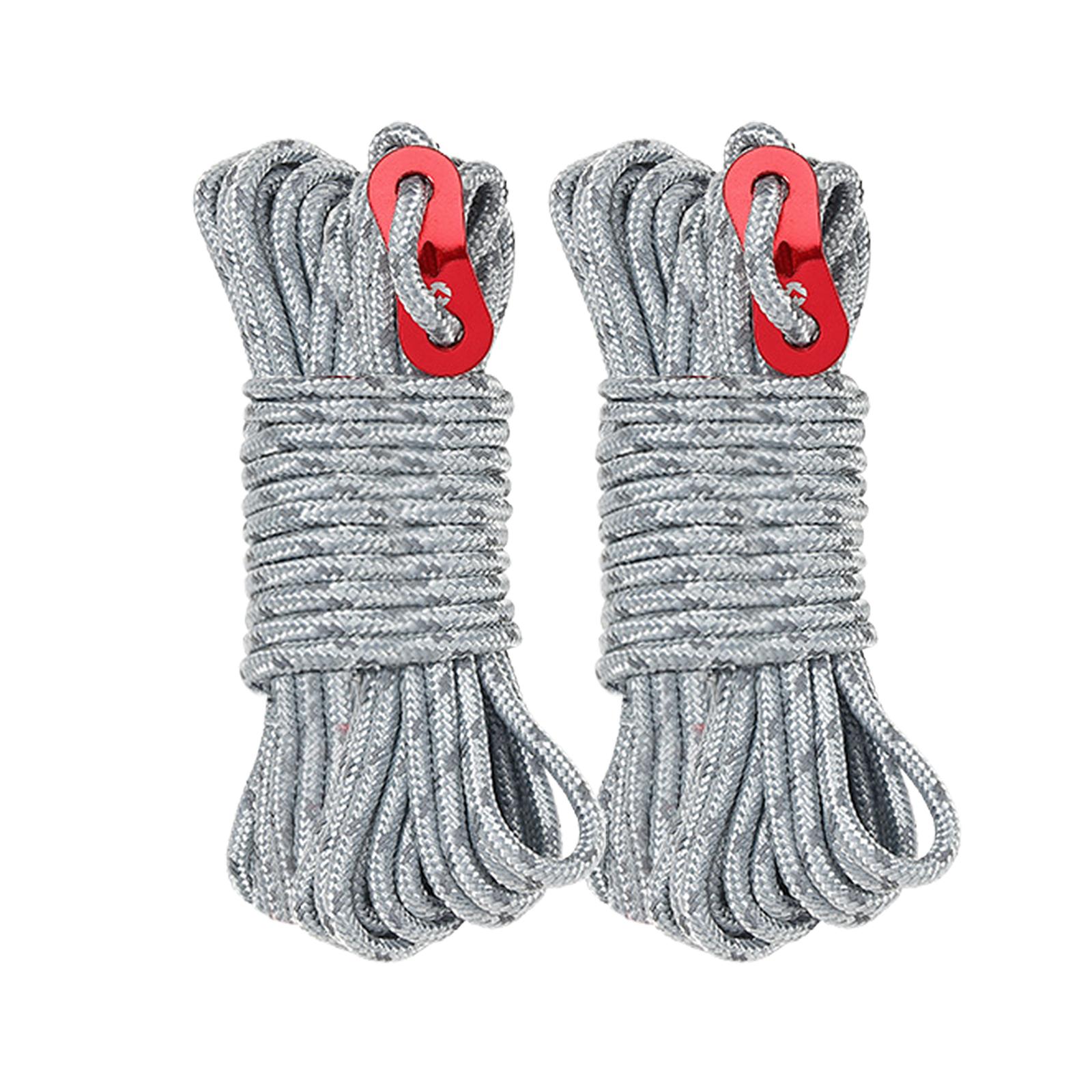 Outdoor Camping Zelt Seil mit Zelt Seil Spanner Winddicht Hohe Festigkeit Reflektierende Streifen Design FS-5000