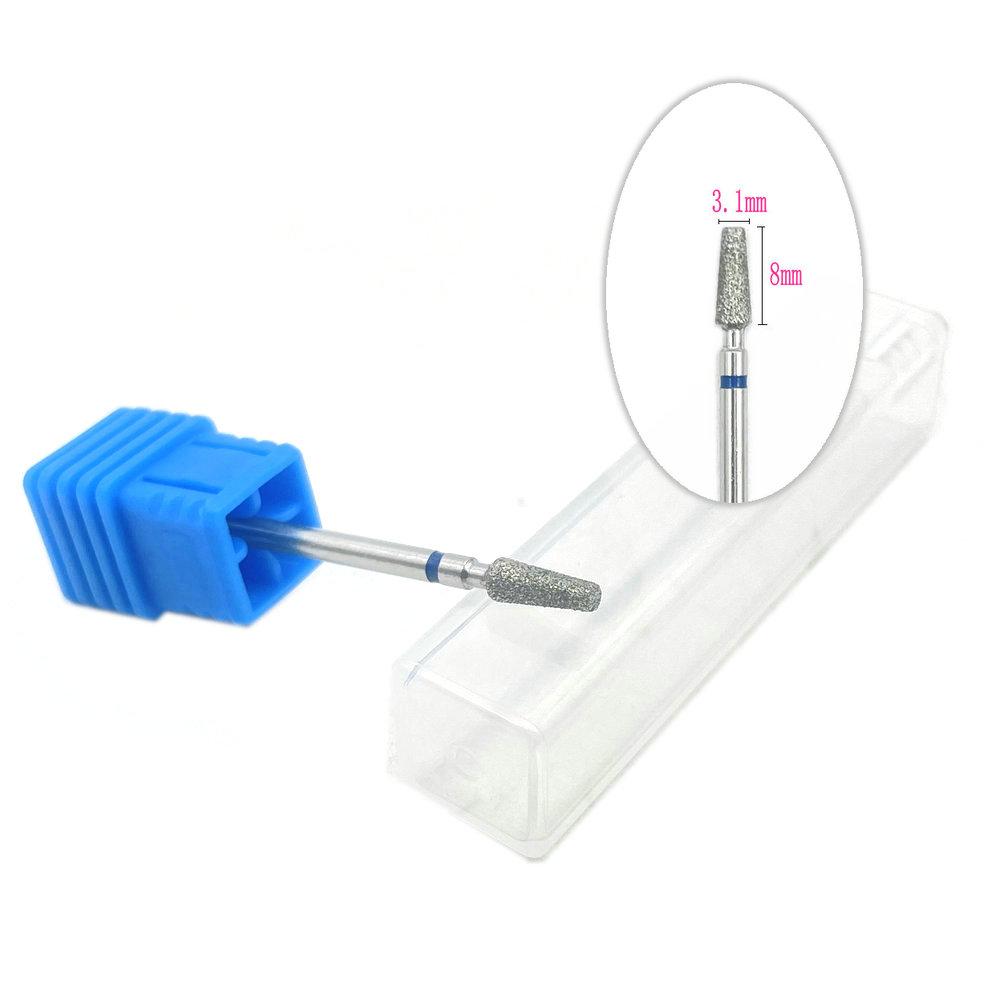 1pc Diamant Nagel Bohrer Fräser für Maniküre Rotary Bits Häutchen Sauber Zubehör Nagel Bohrer Polierer Nagel Diamant Bohrer MB3108