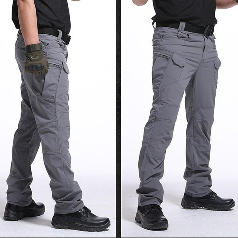 2021 männer Leichte Taktische Hosen Atmungsaktive Sommer Casual Armee Militärische Lange Hosen Männlichen Wasserdichte Quick Dry Cargo Hosen XL grau
