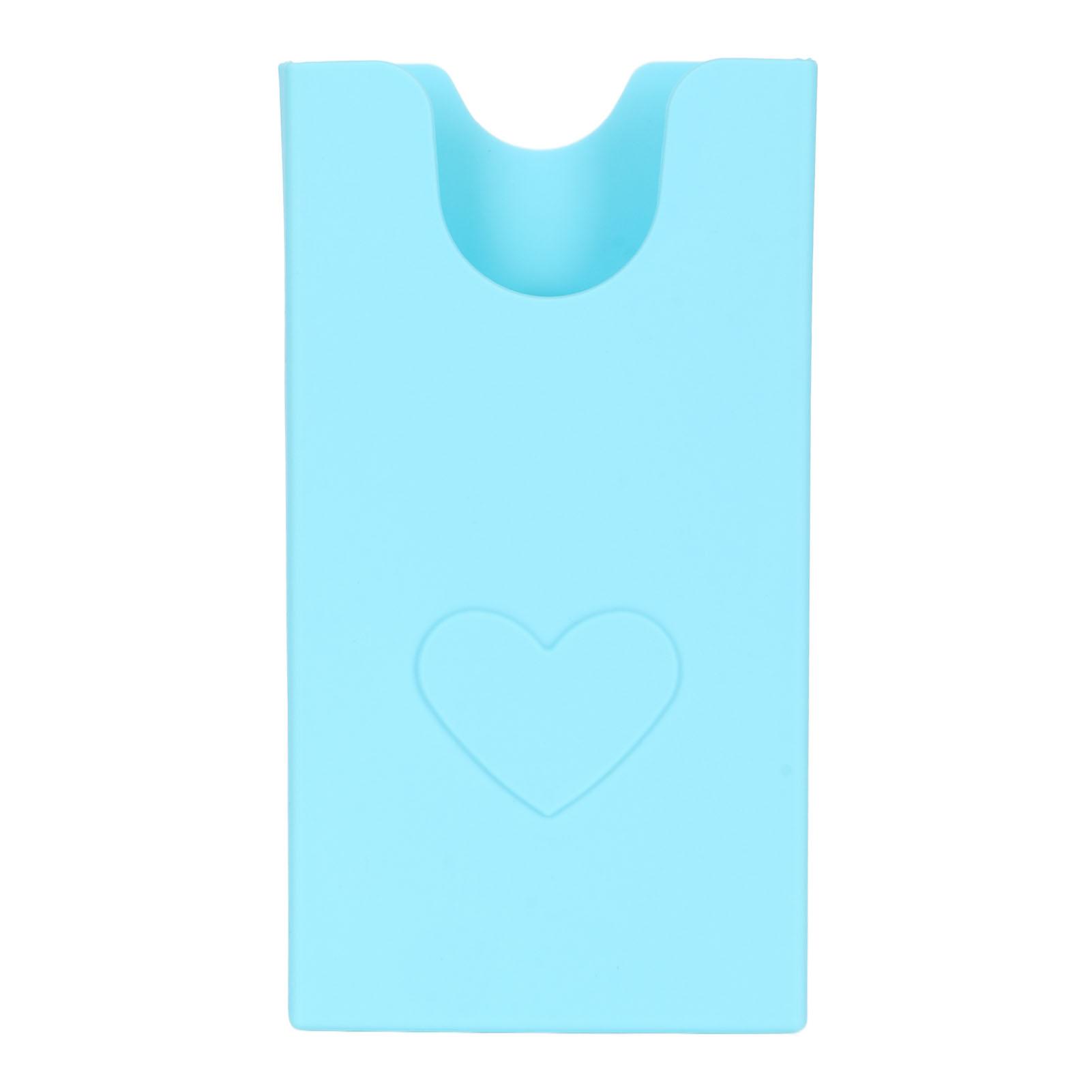 Strand Tasche Telefon Halter Silikon Telefon Fall Brieftasche Halter Einsatz Zubehör Sichere Befestigung Halten see-blaue