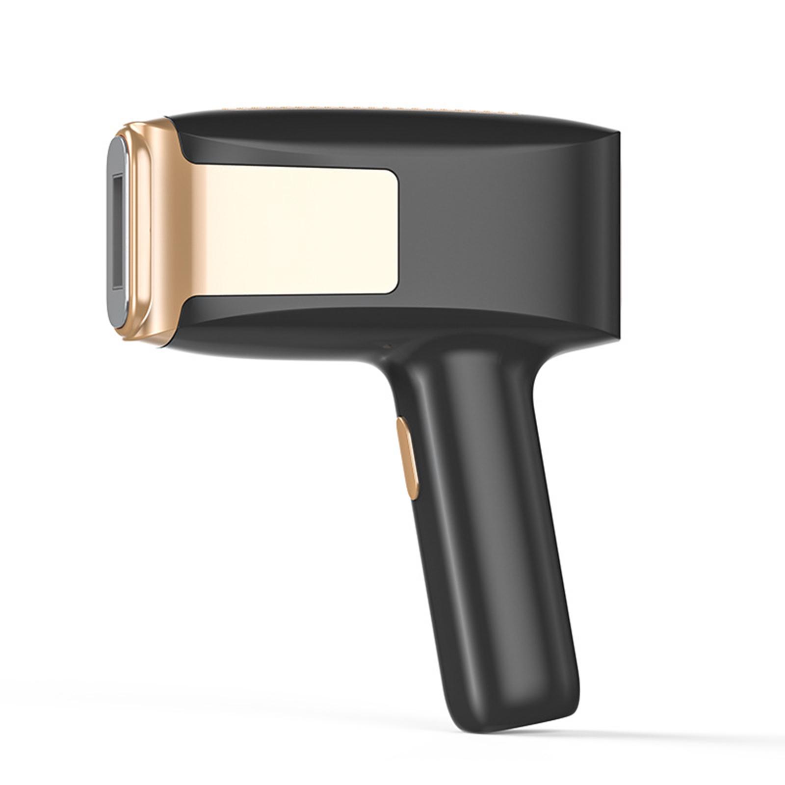 Permanentes IPL-Haarentfernungsgerät mit Saphir-Kühlsystem. Schmerzloser Haarentferner für zu Hause UK Plug schwarz