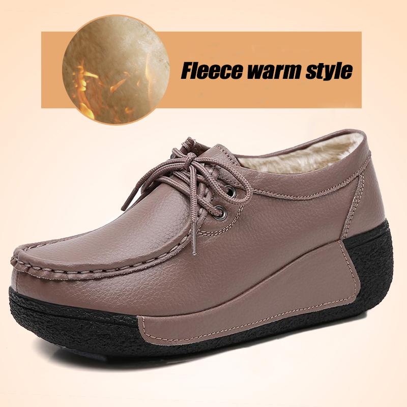 Damenschuhe, große Größe, explosiver, schüttelnder Boden, Leder, lässig, koreanischer Stil, Erhöhung der Damenschuhe 35–41 38