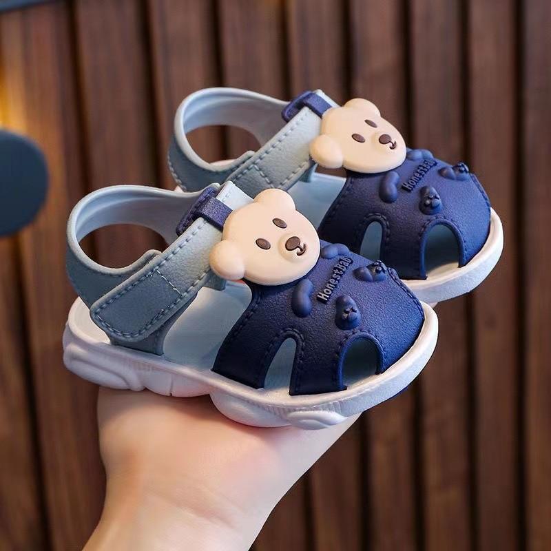 Unisex Baby Junge Mädchen Sandalen Sommer Strand Kleinkind Close Toed Schuhe Neugeborene Kleinkind Erste Wanderer Atmungsaktive Sandalen 20 blau