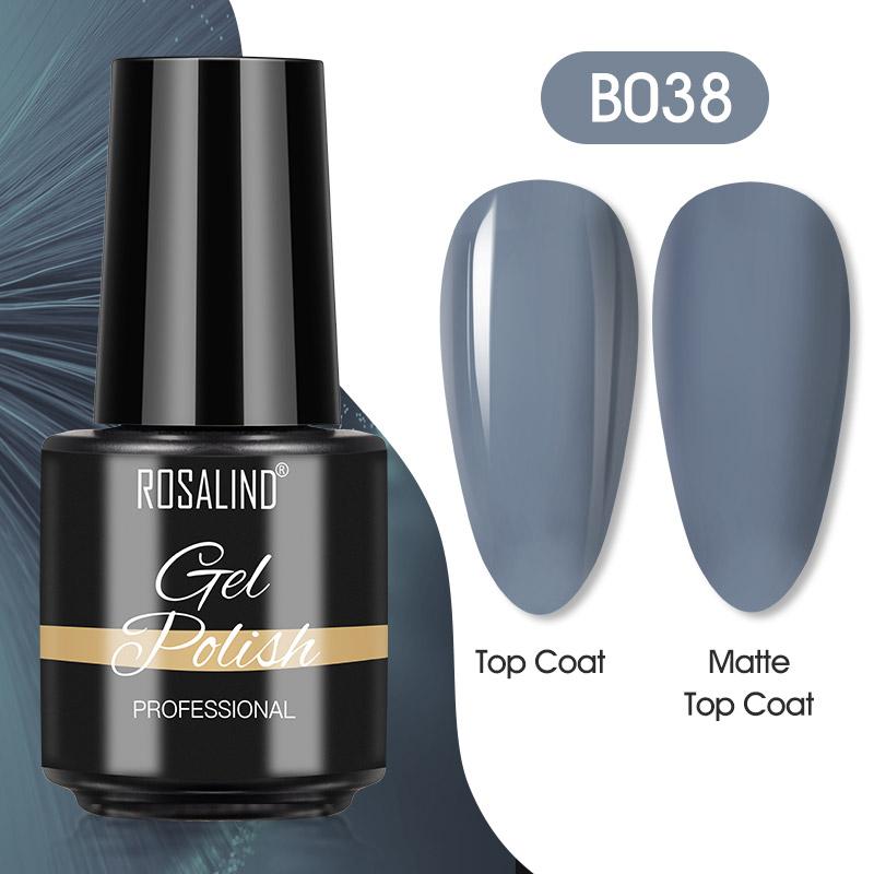 ROSALIND Gel-Nagellack, semi-permanent, UV-LED-Gel-Nagellack, Hybrid-Lack, Nagel-Gel-Nagellack für Nagelkunst-Design