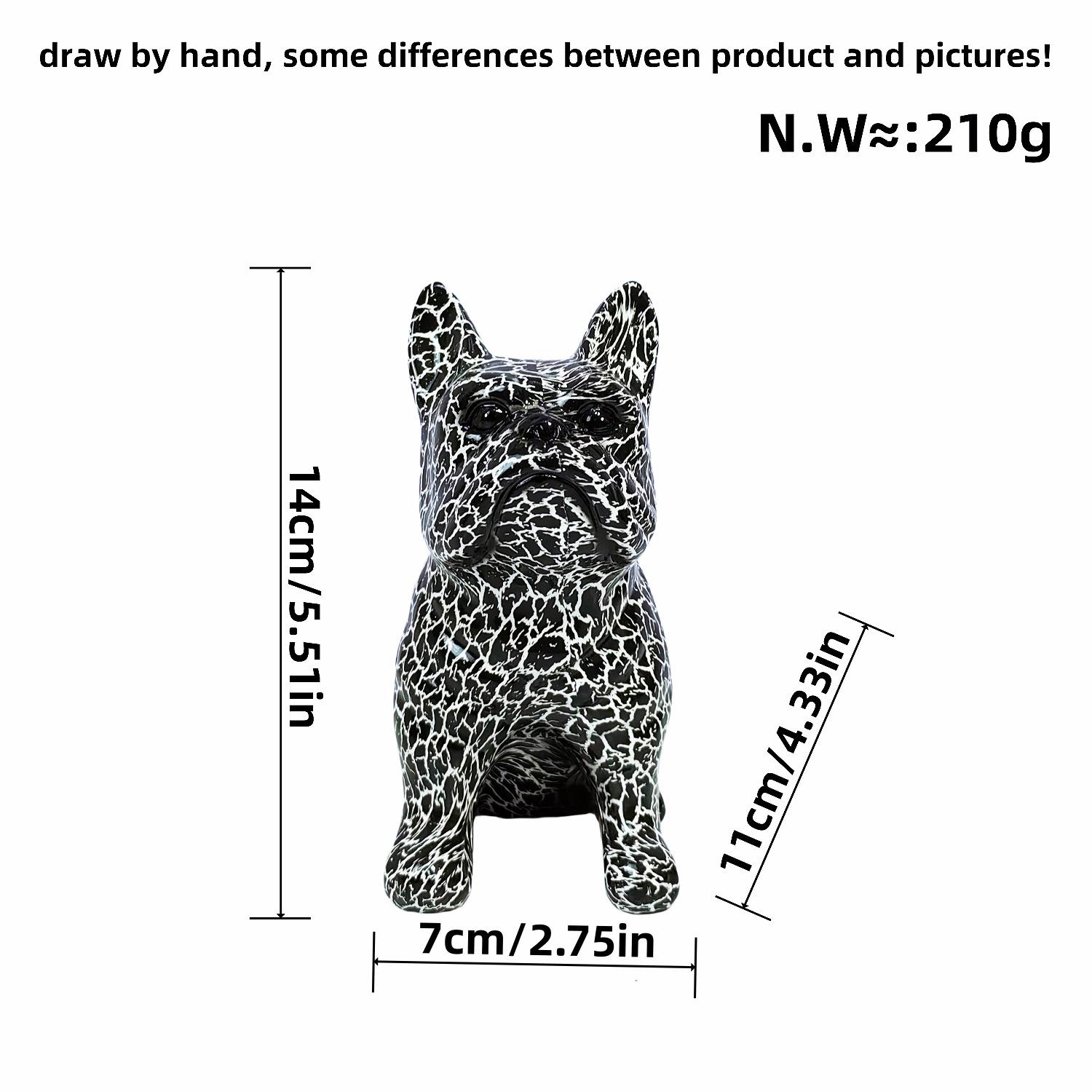 Großformatiger Hund Hund Heimgebrauch Wohnzimmer Ornamente Hochwertige Eingang Tischplatte Dekoration Harz Handwerk Langlebig Langlebig