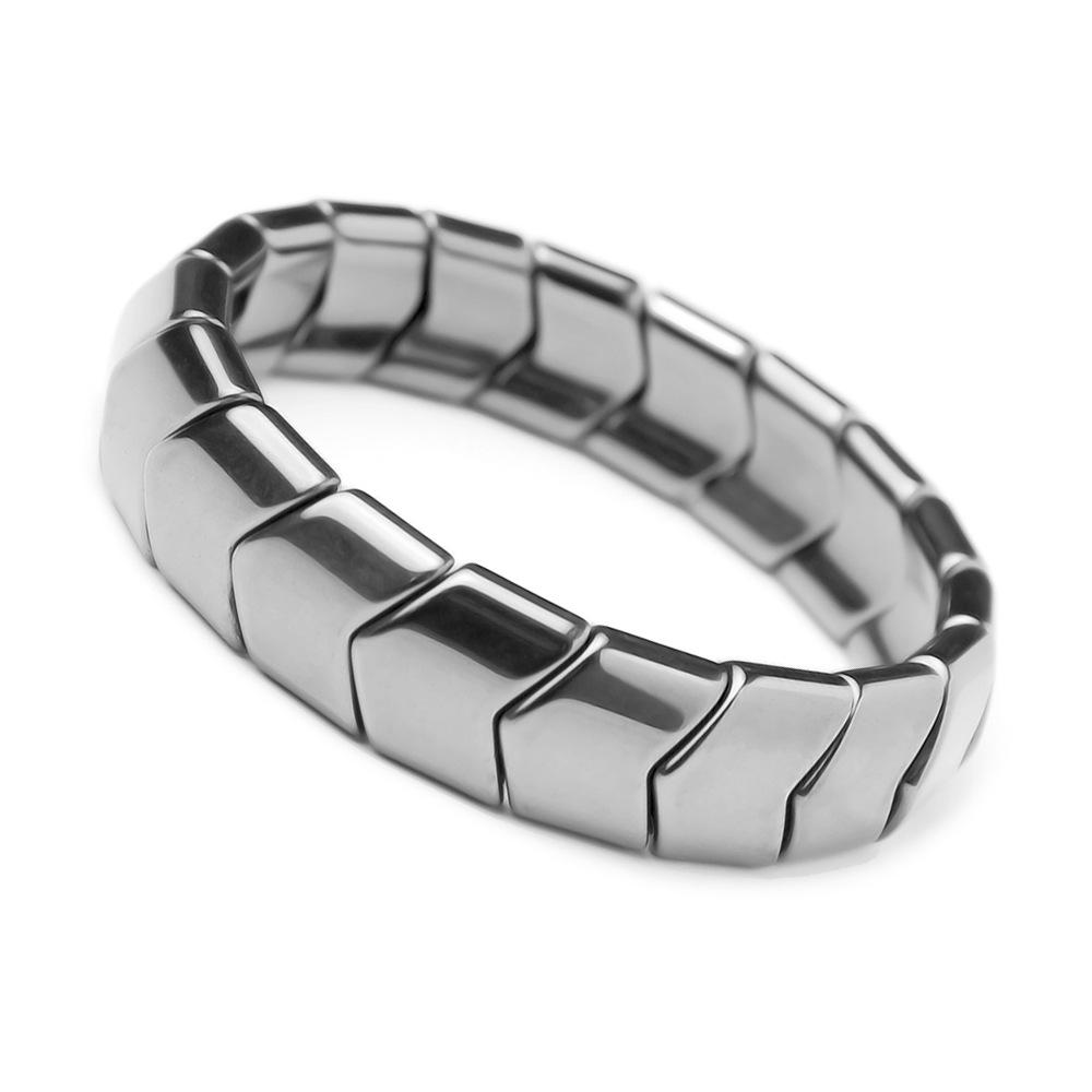 Mode Pfeil Form Perlen Männer Hämatit Armband Herren Schmuck Geschenk 1pc