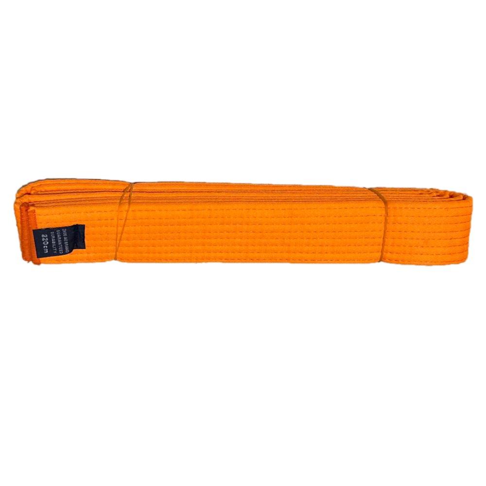 Einheitliche Udo Jiu Jitsu Standard-Tapes Baumwolle Farbige Rang-Gürtel Taekwondo-Gürtel Kampfsportarten 220cm orange