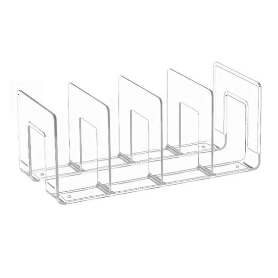 1/4 Stück Kunststoff-Kupplungsteiler, Taschen- und Geldbörsenorganisatoren, transparentes Design, verstellbare Aufbewahrungsteiler für Handtaschen 1pc