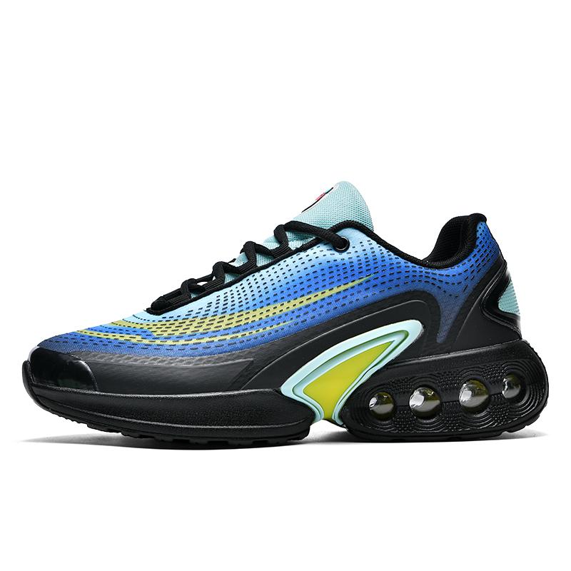 2025 Mode Lässige Herren-Sneaker Rutschfest Luftpolster-Sneaker Outdoor Leicht Atmungsaktive Mesh-Sneaker 42 gray