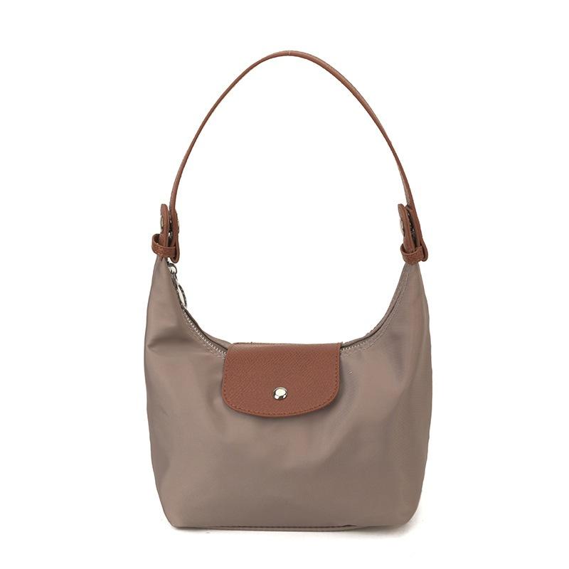 Modische Umhängetasche, Schultertasche für den Weg zur Arbeit, Lässige Unterarm-Handytasche, Tragbare Knödeltasche khaki