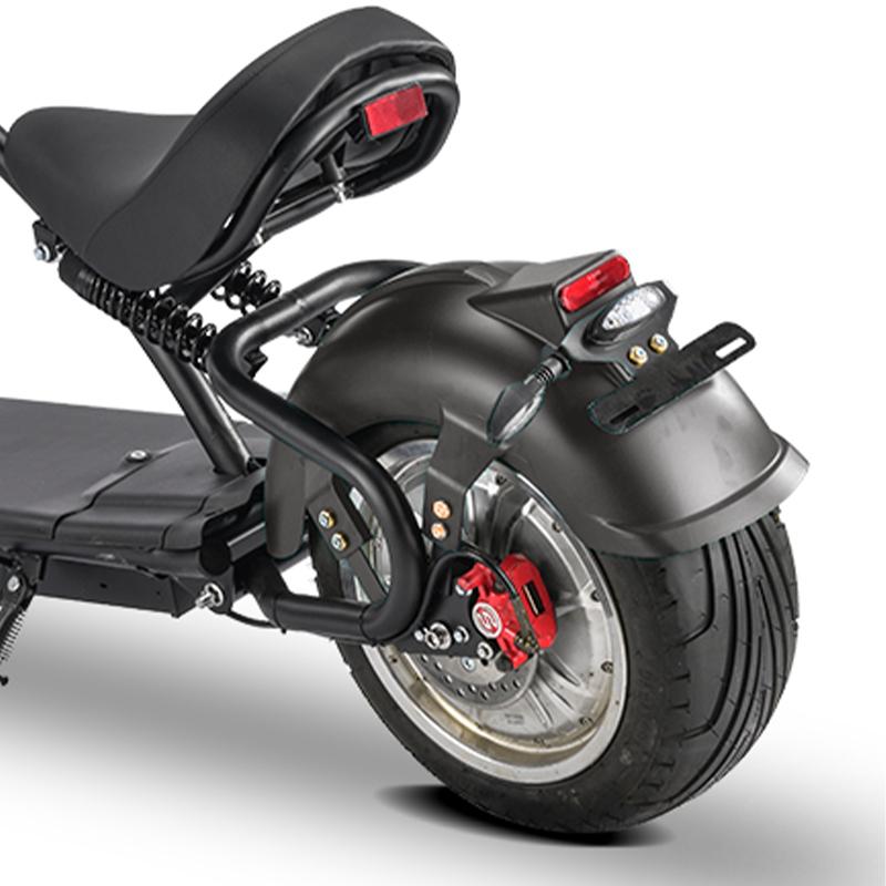 Modell CP-4plus spezielles Hinterradschutzblech Zubehör Citycoco Elektromotorrad Zubehör Hinterradschutzblech matte schwarze