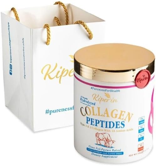 Kiperin-Kollagen, 100 % reines und natürliches, hoch bioaktives und biovorteilhaftes Nahrungsergänzungsmittel mit Kollagen (500gr) - 50 Tage