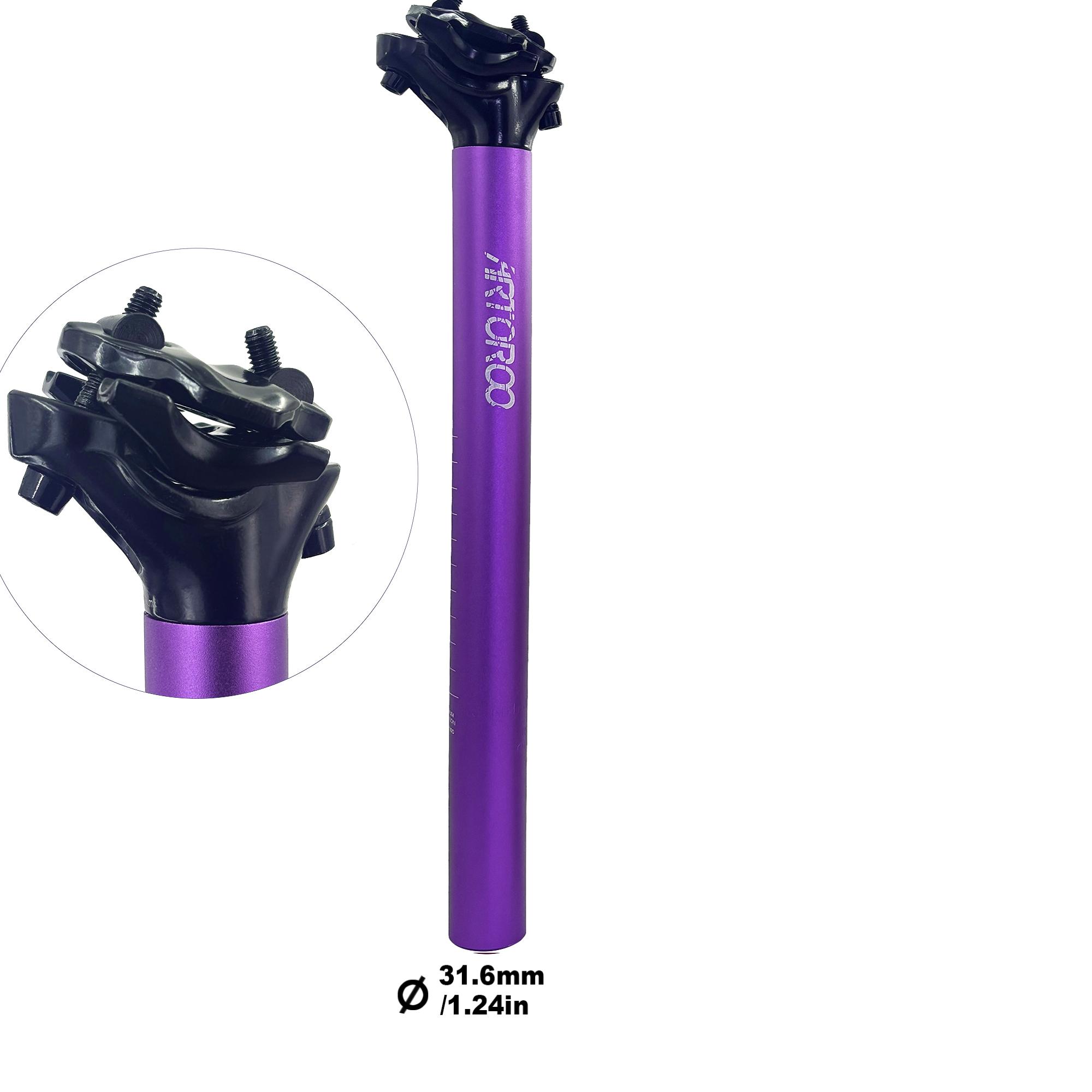 ARTOROO Mountain Road Fahrradsattelstütze Ultraleichte Aluminiumlegierung MTB Fahrradsattelstütze Sattelrohr 27.2/31.6mm*350mm Fahrradteile