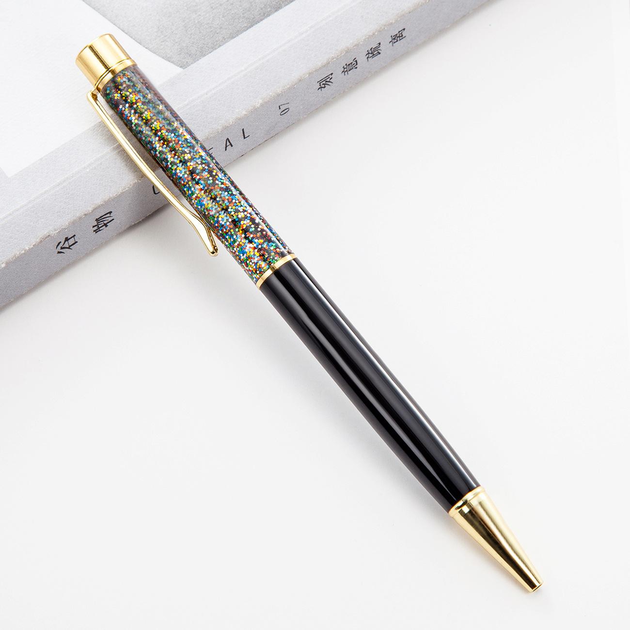 Neue Kugelschreiber mit Goldfolie aus Metall, individuelle Geburtstagsgeschenke, Kugelschreiber mit eingraviertem Namen, privates, lasergraviertes Logo