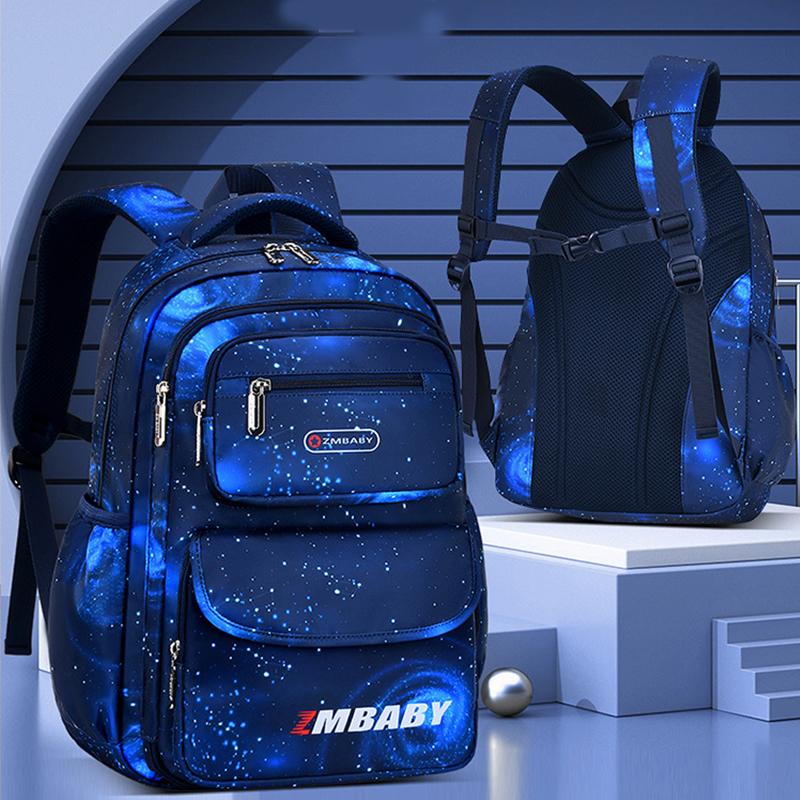 Kinder Schultaschen Für Mädchen Jungen Wasserdichter Kinderrucksack Grundschüler Rucksäcke Orthopädischer Rucksack Schultasche 46*30*17cm blau