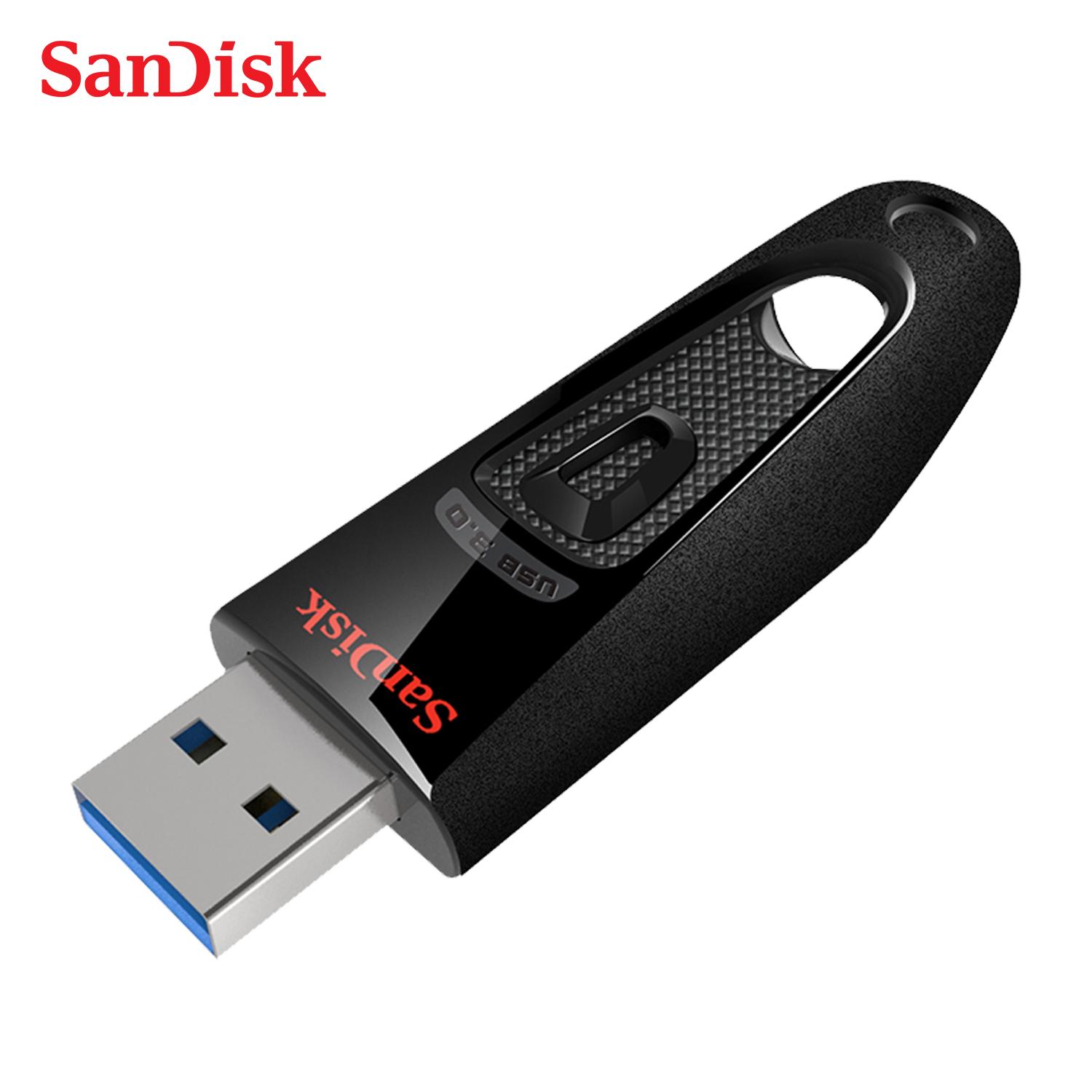 SanDisk 128GB Ultra USB 3.0 Flash-Laufwerk 16GB 32GB 64GB 256GB 512GB Original Memory Stick U-Disk USB-Stick CZ48 Max 130Mb/s für Computer 【128GB】
