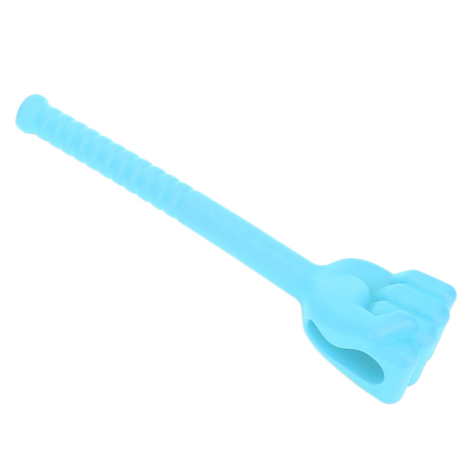 Faust Massage Hammer Silikon Meridiane Flexible AntiSlip Griff Pat Massage Hammer(Orange ) blau