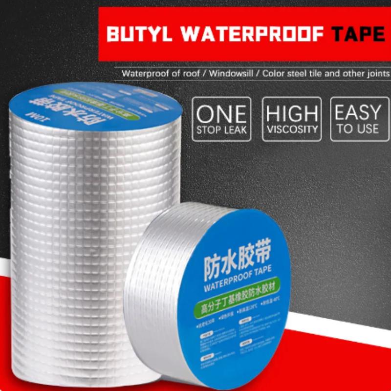 Super wasserdichtes Klebeband, auslaufsicher und abdichtend, Reparatur, Gartenschlauch, Wasser, Kleber, Pipeline, Pool, Rettungskleber, Isolierung, Kanal, festes Klebeband, verschleißfest 50mm*3M