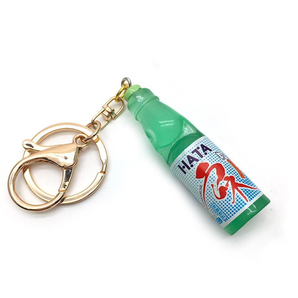 Japanische Murmeln Wackel Soda Schlüsselanhänger Miniatur Soda Getränk Anhänger Taschenzubehör Original