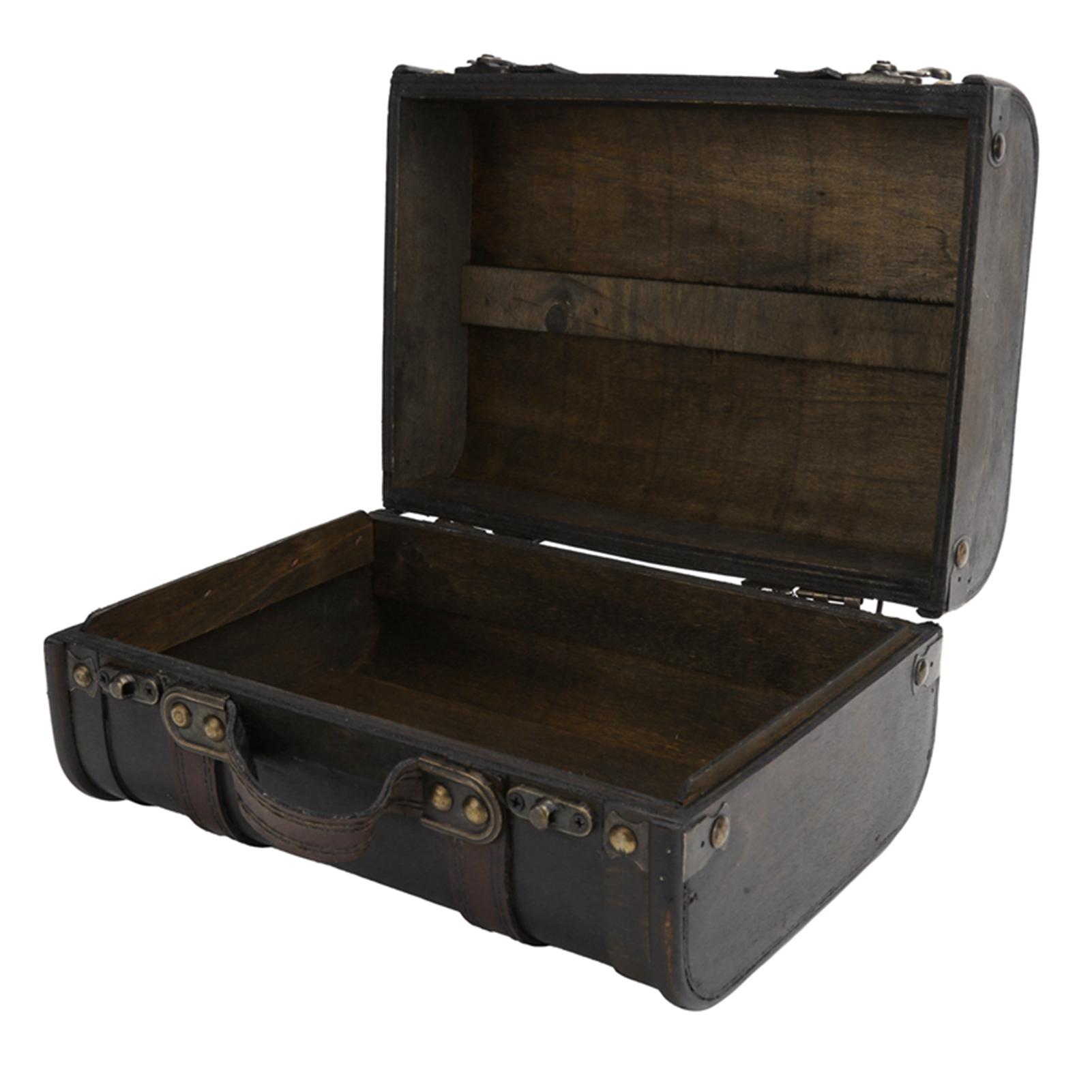 Retro-Koffer aus Holz, Aufbewahrungsbox, Studio-Dekoration, Schaufenster, Fotografie-Requisiten, Koffer
